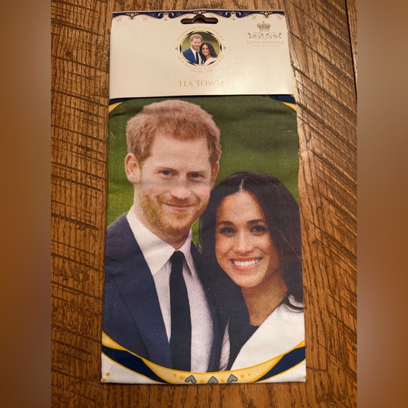Heritage Other - Royal Wedding CommemorativeTea Towel with Harry and Megan